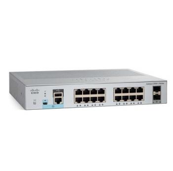 16-Port GE + 2 Gigabit SFP Smart Managed Switch CISCO WS-C2960L-SM-16TS