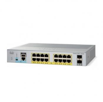 16-Port GE PoE + 2 Gigabit SFP Smart Managed Switch CISCO WS-C2960L-SM-16PS