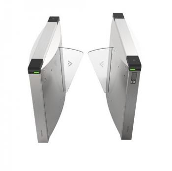Cổng xoay bật dọc dạng cánh dùng thẻ và vân tay HIKVISION DS-K3Y501-R/MF-Dp60(O-STD)