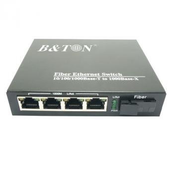 Chuyển đổi Quang-Điện Media Converter Unmanaged Fiber Switch BTON BT-924GS-20