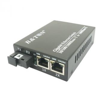Chuyển đổi Quang-Điện Media Converter Unmanaged Fiber Switch BTON BT-922GS-20