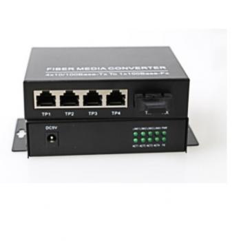 10/100M Dual Fiber Single-Mode Media Converter NETONE NO-MCF-SM20/4E