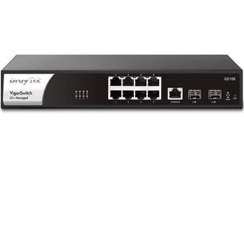 10-port Layer 2+ Gigabit Managed Switch Draytek VigorSwitch G2100