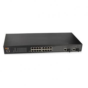 12-port 10/100/1000Base-T+12-port Gigabit PoE Switch WINTOP YT-CS1024-12GT12T-AT