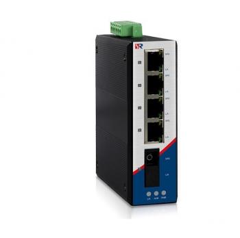 4-port 10/100Base-T(X)+1-port 100Base-FX Industrial DIN-Rail Switch WINTOP YT-RS205-1F4T