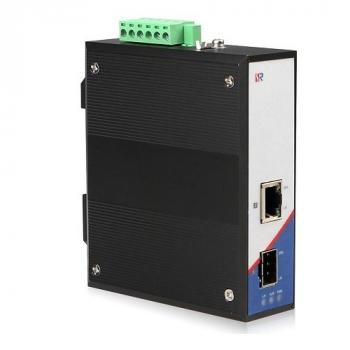 1-port Gigapit + 1-port Gigapit SFP Industrial DIN-Rail Switch WINTOP YT-RS202-1GF1GT