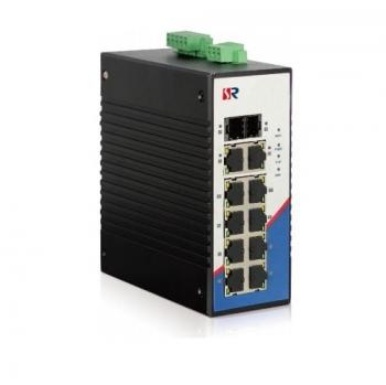 10-port Industrial DIN-Rail PoE Switch WINTOP YT-RS2010-2GF8GT-AT