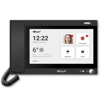 Màn hình màu chuông cửa để bàn dùng để gọi bảo vệ BasIP AM-02 BLACK
