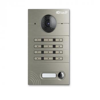 Camera chuông cửa tích hợp phím bấm gọi BasIP AV-01KD GREY