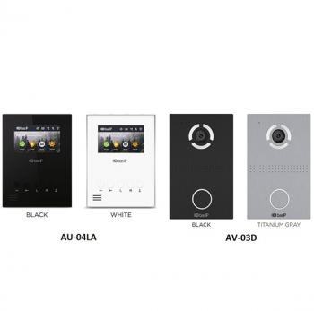 Bộ màn hình chuông cửa và chuông gọi cửa có camera BasIP AU-04LA/AV-03D