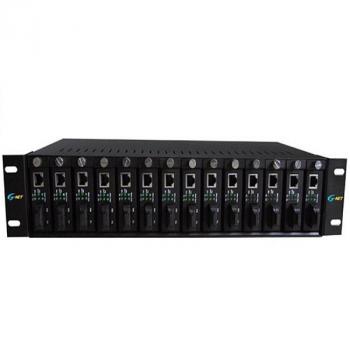 Khung nguồn tập trung 14 media converter I GNC-RACK2U14 GNETCOM