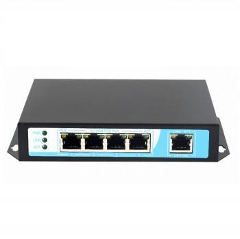 4-Port 10/100Mbps PoE Switch NETONE NO-AT-41 (130 Watt)