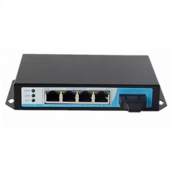4-Port 10/100Mbps PoE Switch NETONE NO-AT-41F (130 Watt)