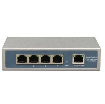 4-Port 10/100Mbps PoE Extender NETONE NO-PSE41FE