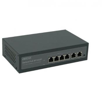 4-Port 10/100Mbps PoE Switch APTEK SF1042P