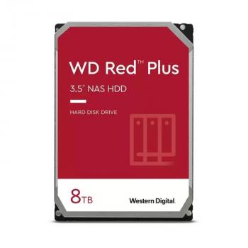 Ổ cứng HDD WD Red Plus 8TB WD80EFBX (3.5 inch, SATA 3, 256MB Cache, 7200RPM, Màu đỏ)