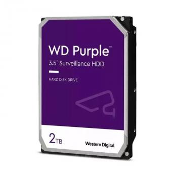 Ổ cứng HDD WD Purple 2TB WD20PURZ (3.5 inch, SATA 3, 64MB Cache, 5400PRM, Màu tím)