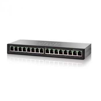16-ports 10/100/1000 Unmanaged Gigabit Switch Cisco SG92-16