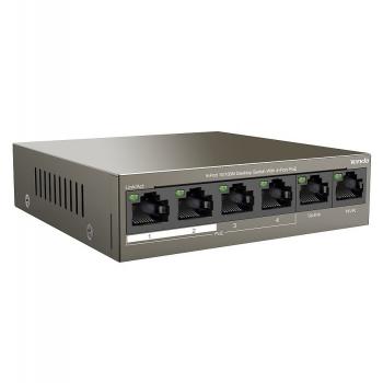 6-port 10/100Mbps with 4-port PoE Switch TENDA TEF1106P