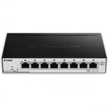 8-Port Gigabit Smart Managed PoE Switch D-Link DGS-1100-08P/RS