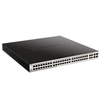 52-Port Web Smart Gigabit Managed PoE Switch D-Link DGS-1210-52P