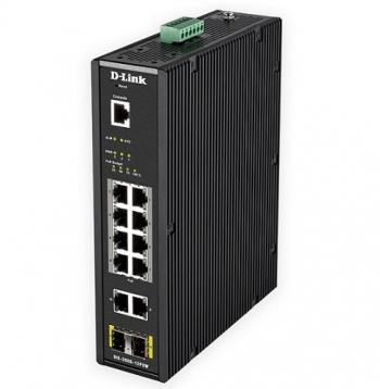 12-port Gigabit Smart Managed Industrial PoE Switch D-Link DIS-200G-12PSW