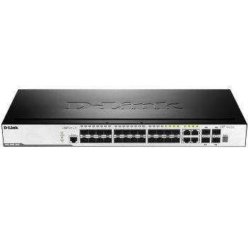28-port Layer 2 Gigabit Stackable Managed Switch D-Link DGS-3000-28SC