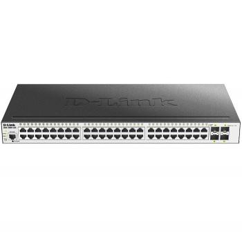 48-port 10/100/1000 Mbps + 4-port SFP L2 Gigabit Managed Switch D-Link DGS-3000-52X