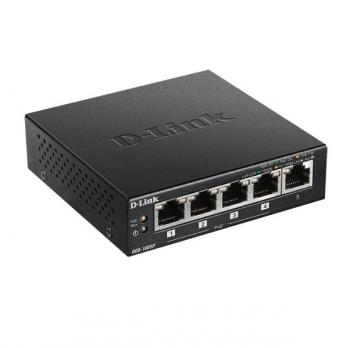 5-Port Desktop Gigabit PoE+ Switch D-Link DGS-1005P