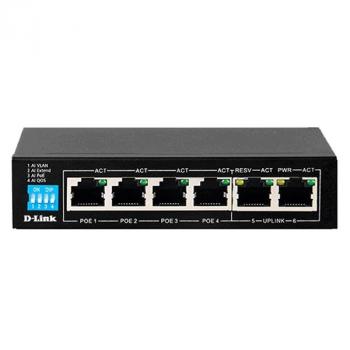 4-Port 10/100 PoE Switch D-Link DES-F1006P-E