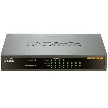 8-Port 10/100Mbps with 4-port PoE Switch D-Link DES-1008PA