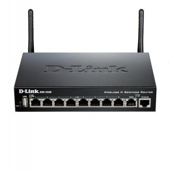 8-Port Gigabit Wireless VPN Router D-Link DSR-250N