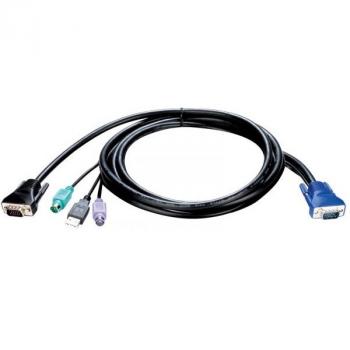 3m PS2 KVM cable for KVM-440/450 switch D-Link KVM-402