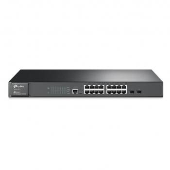 JetStream 16-Port Gigabit L2 Managed Switch with 2 SFP Slots TP-Link T2600G-18TS