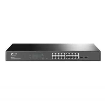 JetStream 16-Port Gigabit Smart Switch with 2 SFP Slots TP-LINK T1600G-18TS