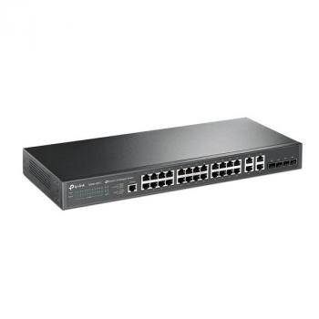 JetStream 24-Port 10/100Mbps + 4-Port Gigabit L2 Managed Switch TP-LINK T2500-28TC