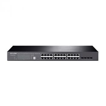JetStream 24-Port Gigabit Stackable Smart Switch with 4 10GE Slots SFP TP-Link T1700G-28TQ