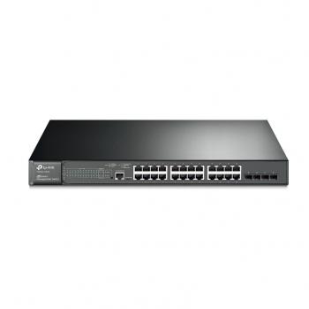 JetStream 24-Port Gigabit L2 Managed PoE+ Switch with 4 SFP Slots TP-LINK T2600G-28MPS