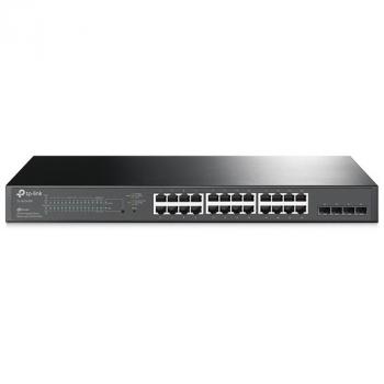 28-Port Gigabit Smart Switch JetStream with 24-Port PoE+ TP-LINK TL-SG2428P