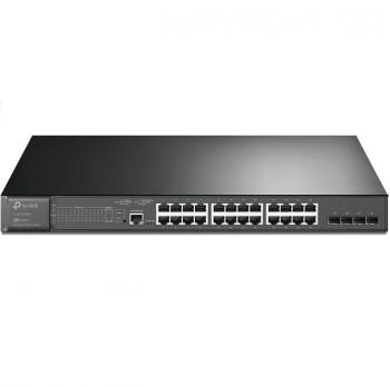 JetStream 28-Port Gigabit with 24-Port PoE+ Managed Switch TP-LINK TL-SG3428MP