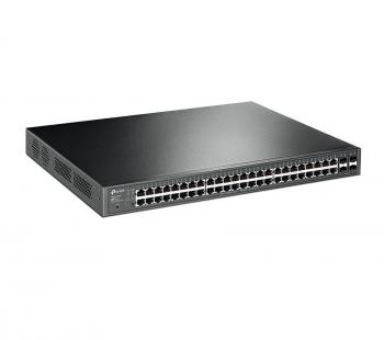JetStream 48-Port Gigabit Smart PoE+ Switch with 4 SFP Slots TP-LINK T1600G-52PS