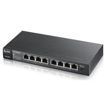 8-port GbE Unmanaged PoE Switch ZyXEL GS1100-8HP