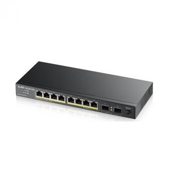 8-port GbE Unmanaged PoE Switch ZyXEL GS1100-10HP