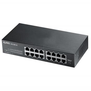 16-port GbE Unmanaged Switch ZyXEL GS1100-16