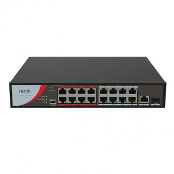 16-Port 100Mbps Long-Range Unmanaged PoE Switch HILOOK NS-0318P-130 (B)