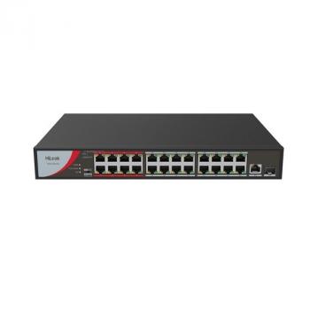 24-Port 100Mbps Long-Range Unmanaged PoE Switch HILOOK NS-0326P-230 (B)