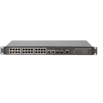 24-port 10/100Mbps+2-port SFP PoE Switch KBVISION KX-CSW24SFP2