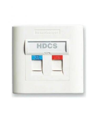 Mặt nạ ổ cắm 2 cổng ROSENBERGER CP21-112-10