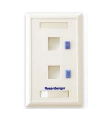 Mặt nạ ổ cắm 2 cổng ROSENBERGER CP21-612-10