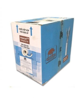Cáp mạng VINACAP CAT5E UTP PE 4Pr x 0.5
